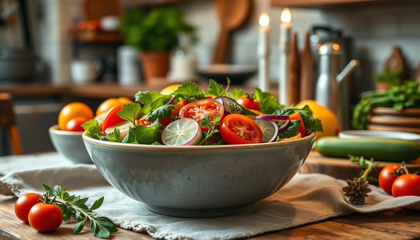 Comforting family dinner served at home