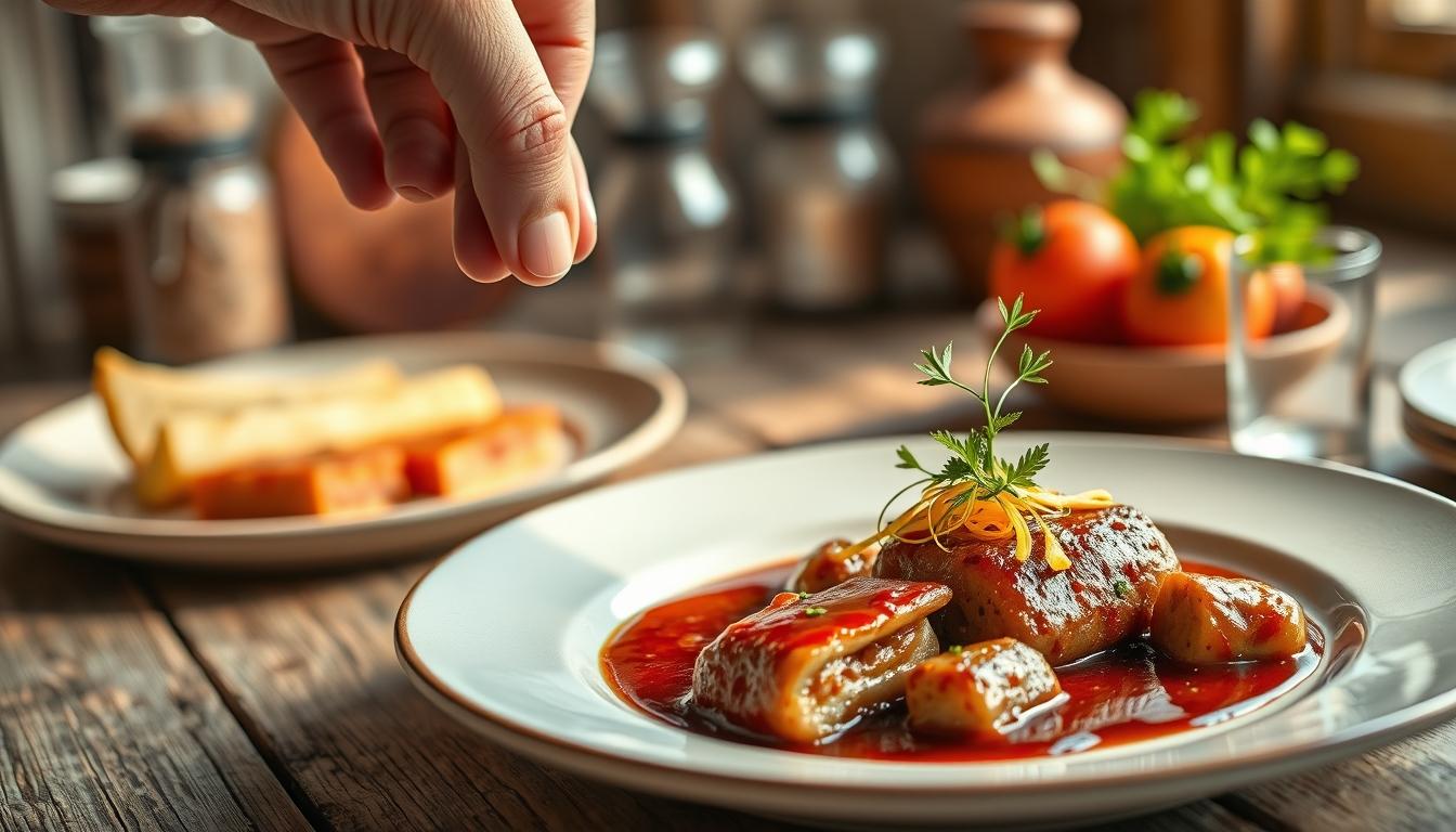 Freshly baked homemade cake in a kitchen setting